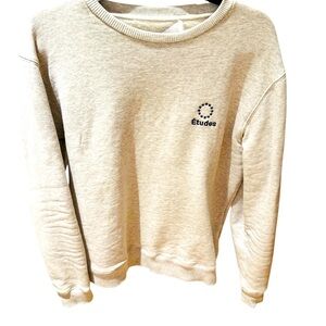 Études long sleeve sweatshirt size medium gray